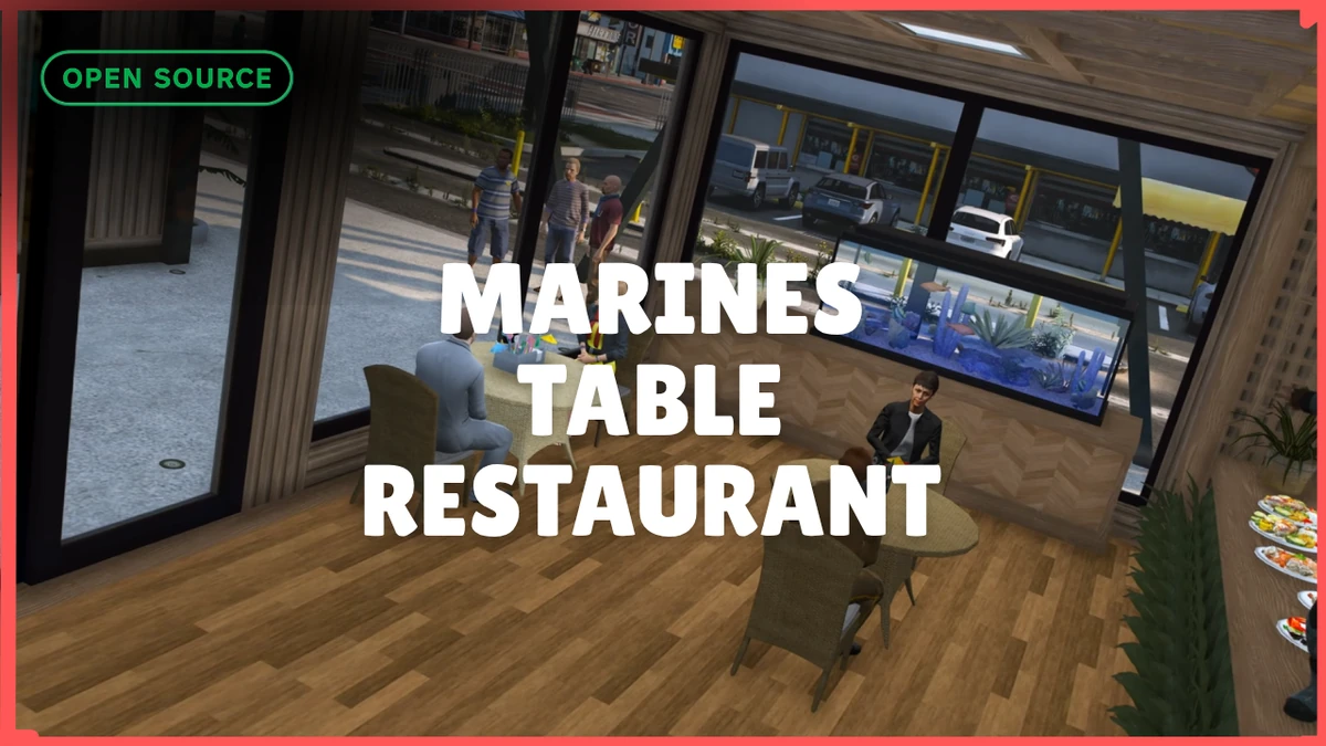 Marines Table - Restaurant MLO FiveM | Open Source